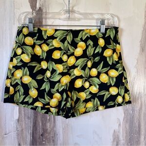 Forever 21 Lemon Print Shorts Size M